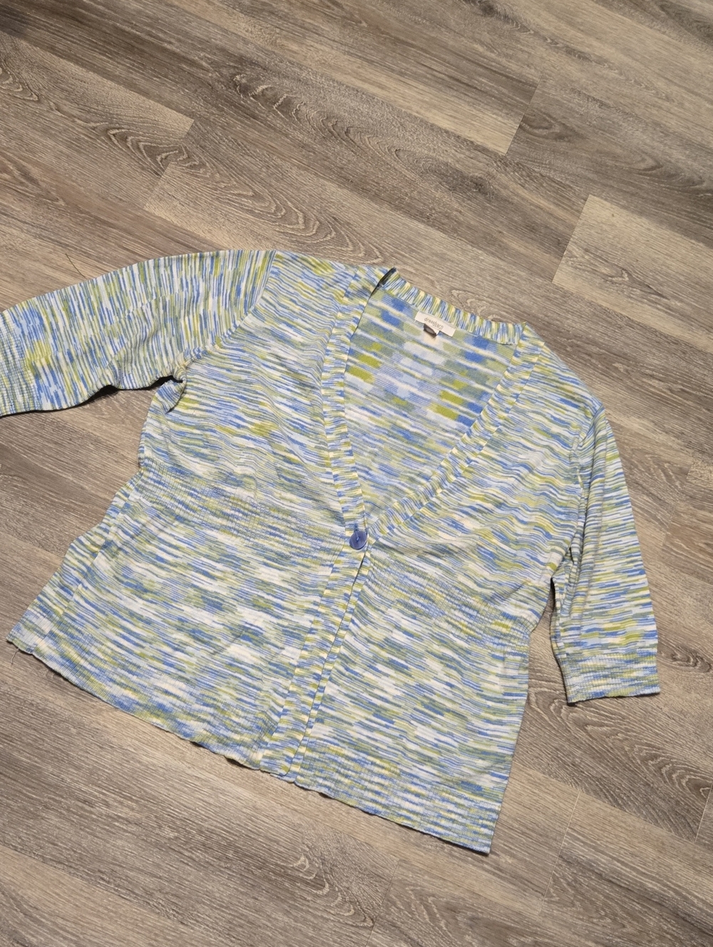 Plus Size Lightweight Space Dye Summer Sweater Size 14/16